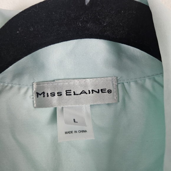 Miss Elaine Pajamas Set Size Large Aqua green - Picture 9 of 13